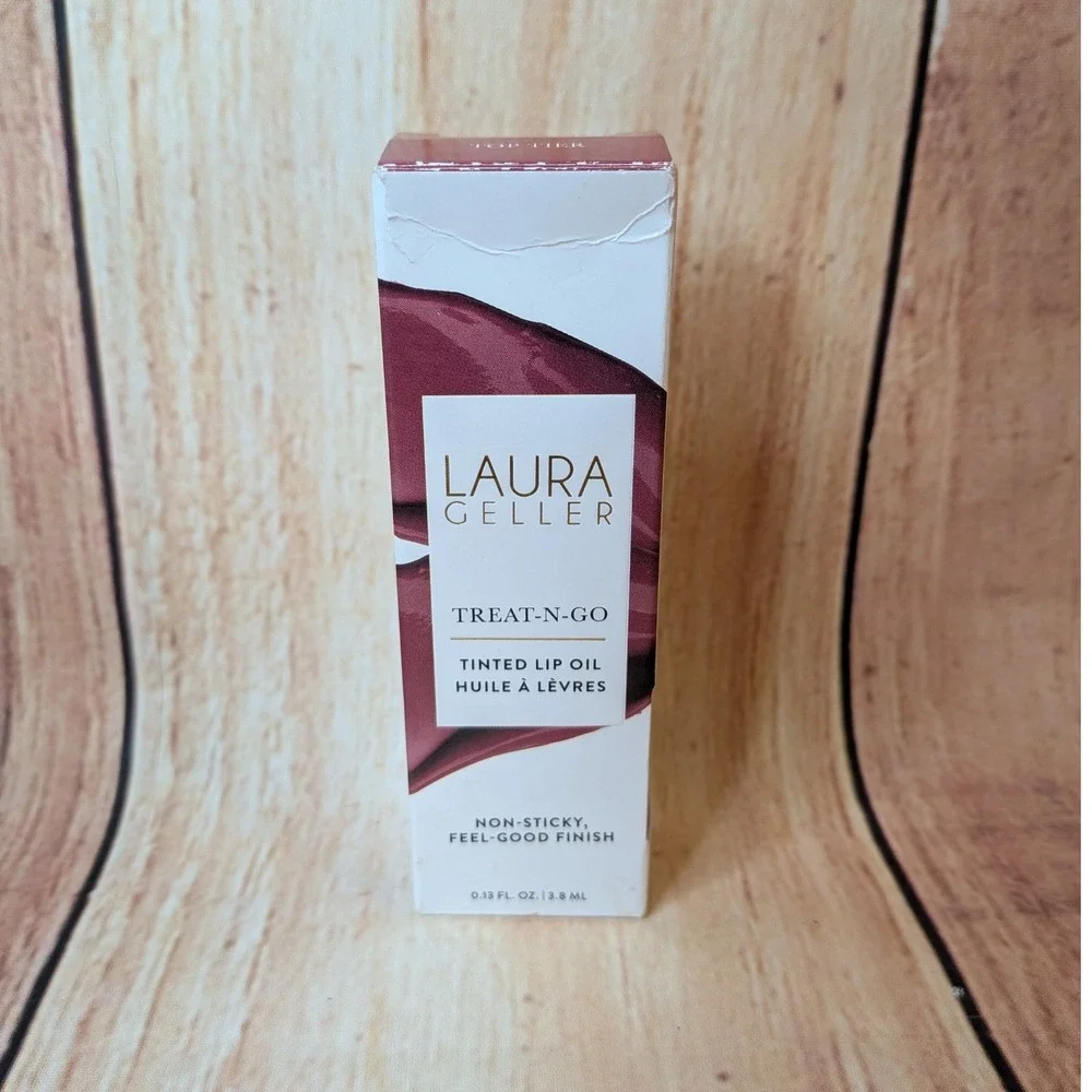 Laura Geller Treat-N-Go Tinted Lip Oil Top Tier Berry 0.13 oz